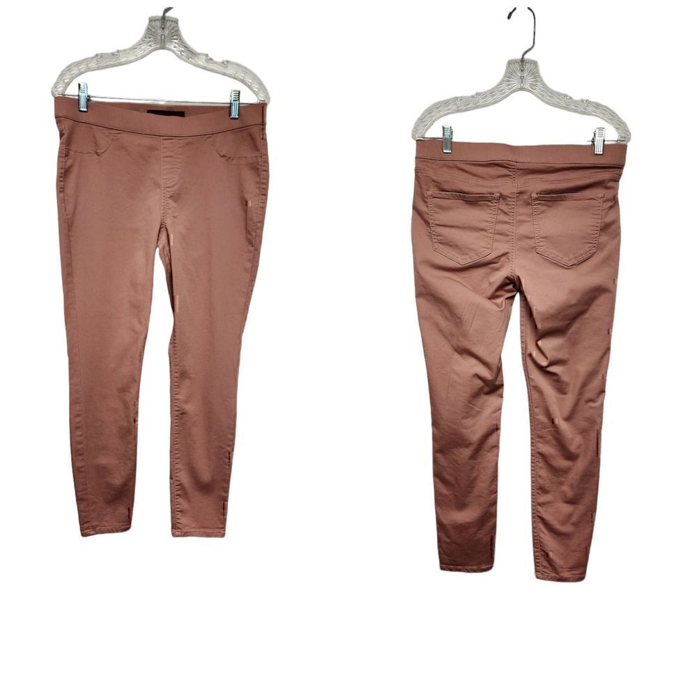 NO BOUNDARIES PULL-ON SKINNY JEANS COLOR PINK JUNIOR  SIZE L/G (11-13)